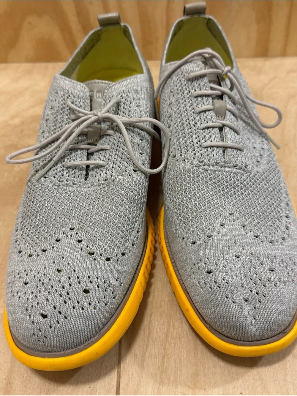 Cole Haan 2.Zerogrand Stitchlite Men's Size 13 M Oxford Grey Dress Shoes C37260
